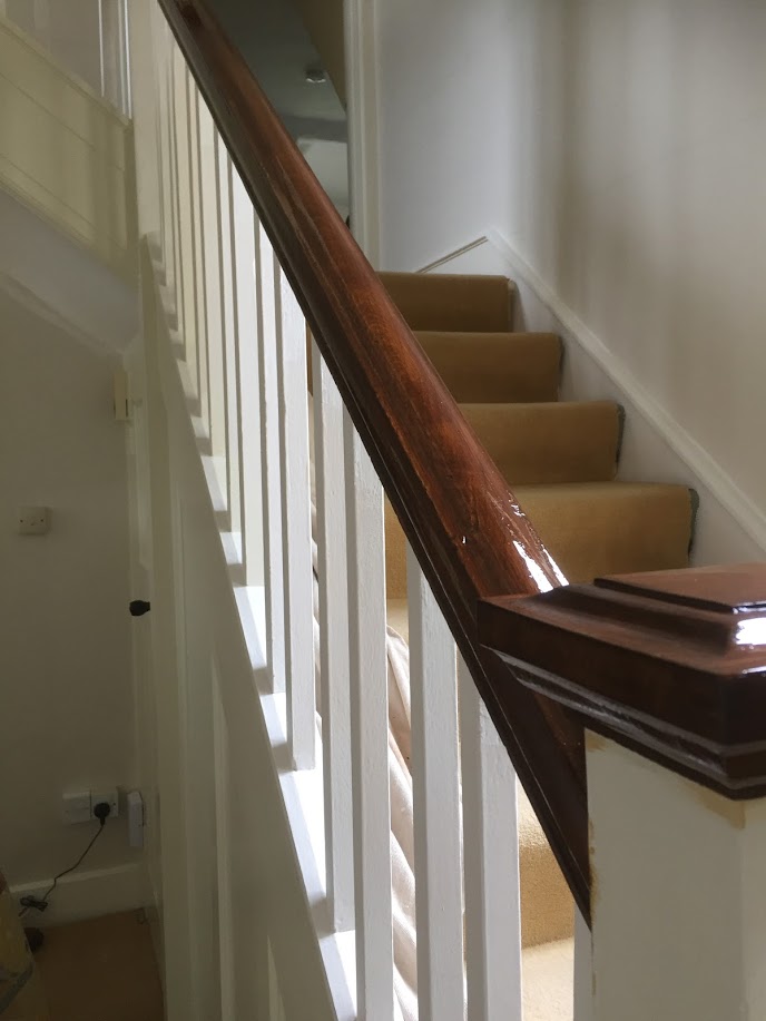 IMG_1386 Banister handrail renovation
