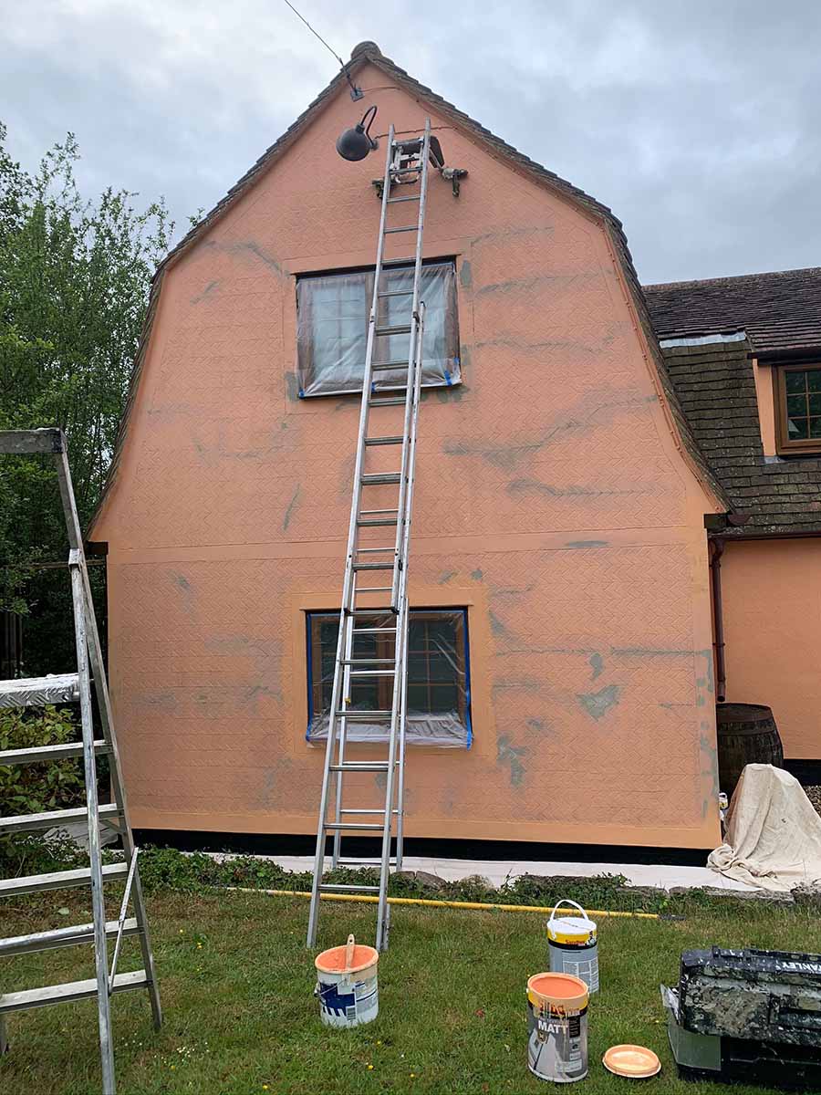 exterior cottage painting prep work