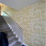 hallway feature wallpaper