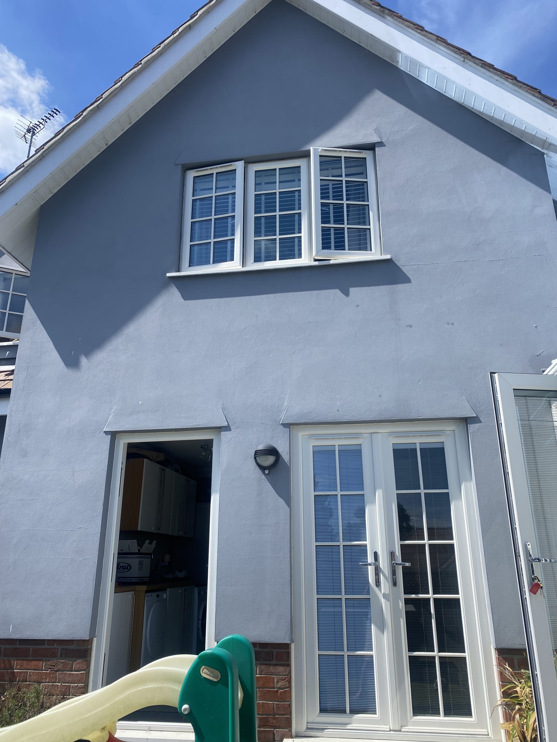 Repair and Painting of rendered walls