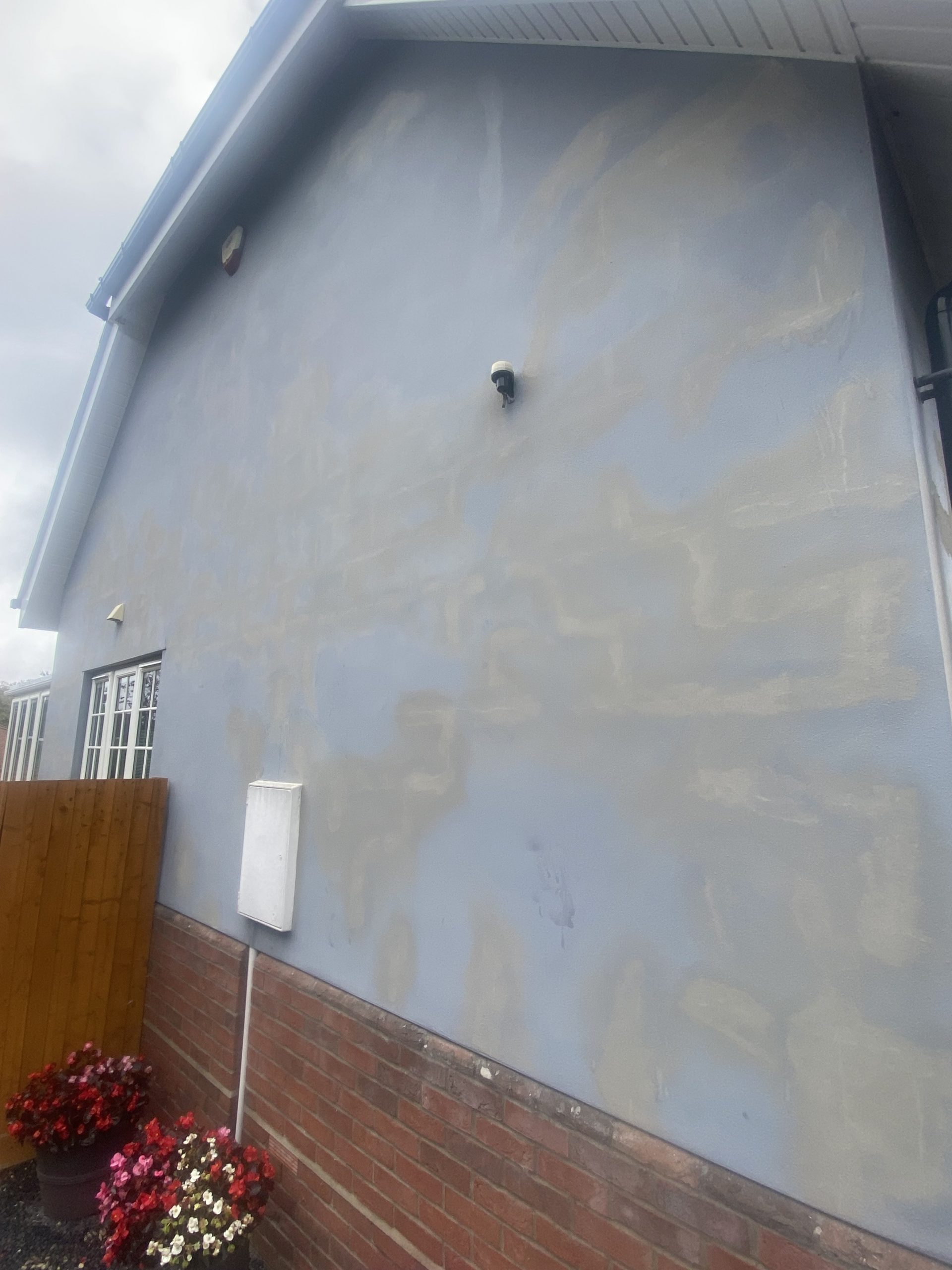Repair and Painting of rendered walls